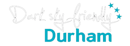 Dark sky friendly Durham logo
